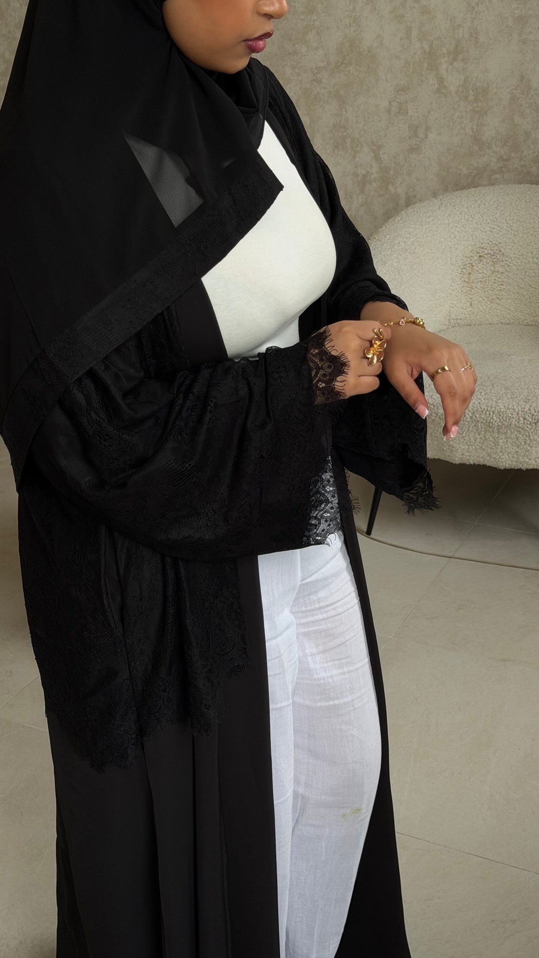 Lace Abaya