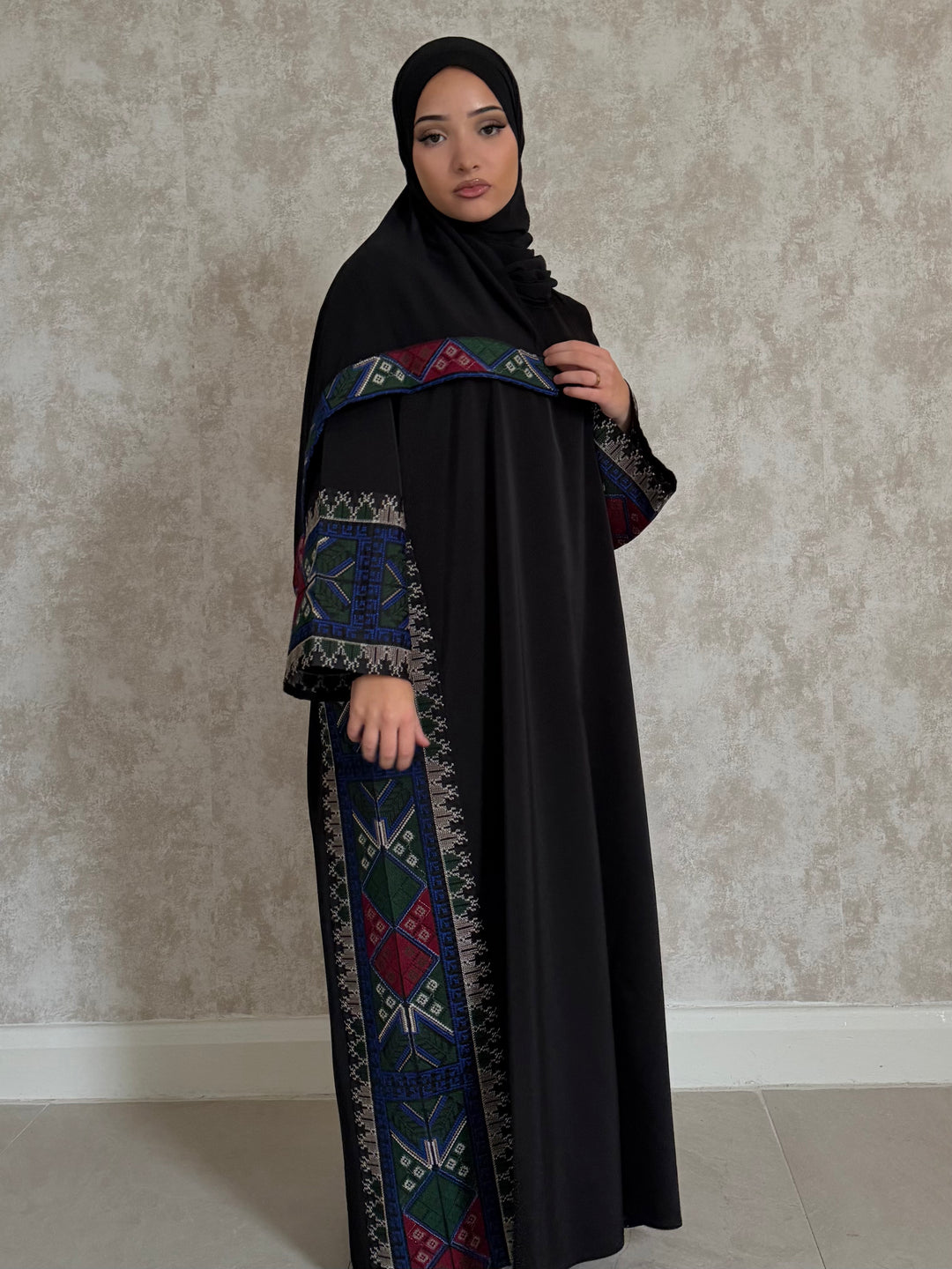 Noor Al Layl Embroidery Abaya