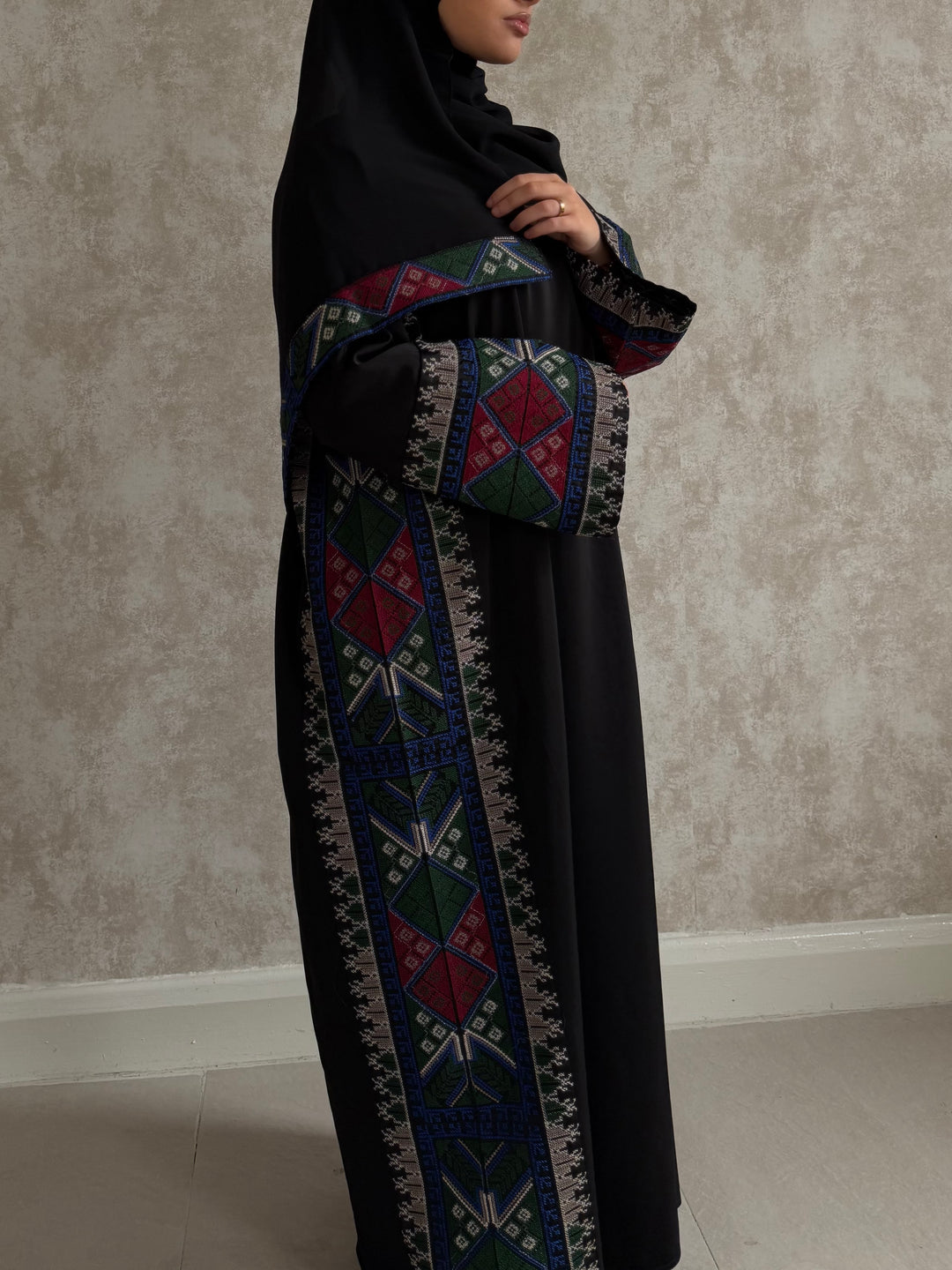 Noor Al Layl Embroidery Abaya